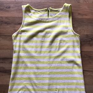 LOFT Knit Zip-Neck Tank, XXS